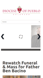 Mobile Screenshot of dioceseofpueblo.org
